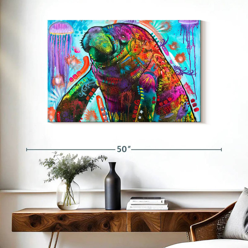 Manatee, 26" H x 39" W