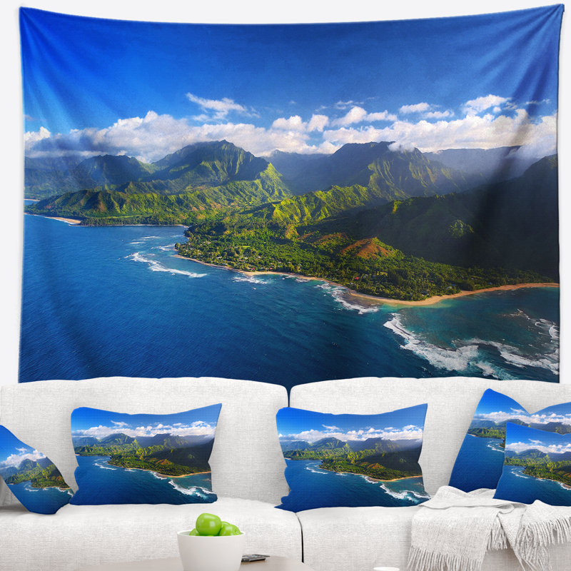 Tapisserie «Beach Na Pali Coast», H 50 po x l 60 po