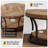 Round Coffee Table With Storage, 2-Tier Cocktail Table-970844197