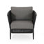 Élégant complément de salon, chaise d'appoint sophistiquée