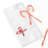 Candy Cane Embroidered Dinner Napkin