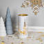 Décoration de Noël bougie de Noël cerf en verre forêt ouragan - 8 po