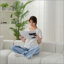 Canapé modulaire courbé Chenille-384162963