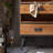 Black&Brown Solid Wood Sideboard
