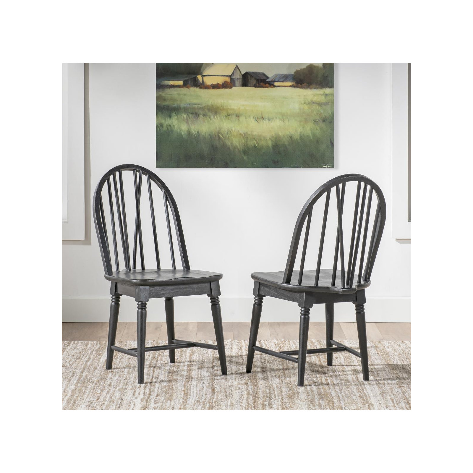 Country Living Side Chair 1, Black