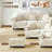 Velvet Ottoman for Modular Sofa Combinations-1849827911