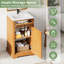 Meuble-lavabo de 20 pouces avec lavabo en céramique intégré et porte à fermeture en douceur, structure de fond en bois massif pour les petites et moyennes toilettes