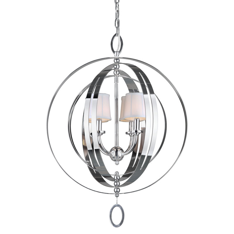 Bengal 4 - Light Dimmable Globe Chandelier