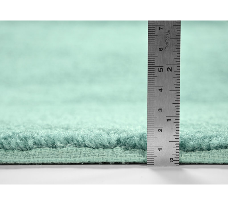 Mccluney Traditional Nylon 4 Piece Bath Rug Set with Non-Slip Backing, Sea Foam