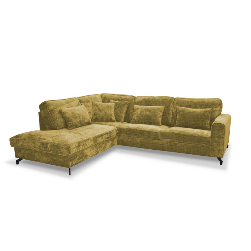 5 Seater Sofa & Chaise, Left Hand Facing, Yellow