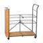 Chariot-bar pliant en bois Dovenby
