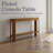 Fluted 56-Inch Console Table with Storage Shelf, Oak-723672315