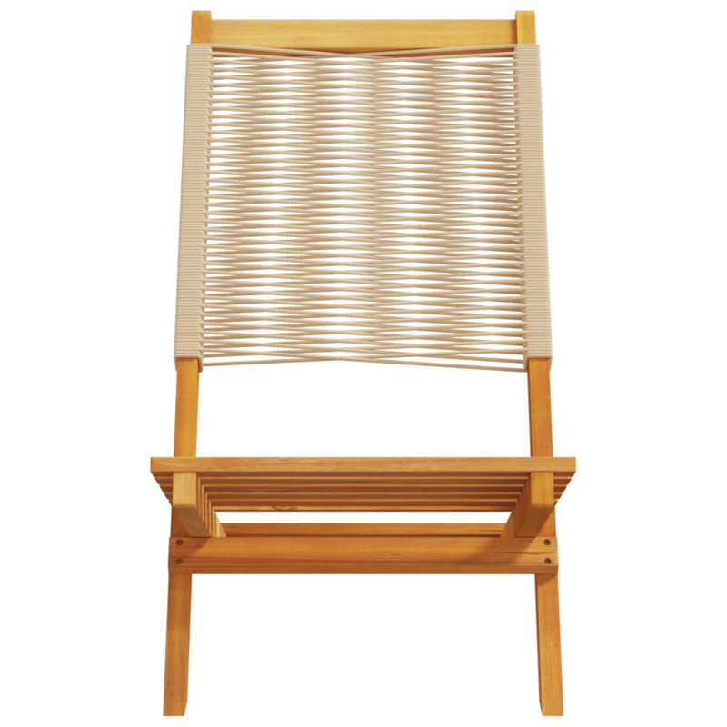 Folding Chair, Beige