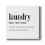 Laundry Laundry - Toile tendue avec châssis de qualité supérieure - prête à être accrochée-1359867926
