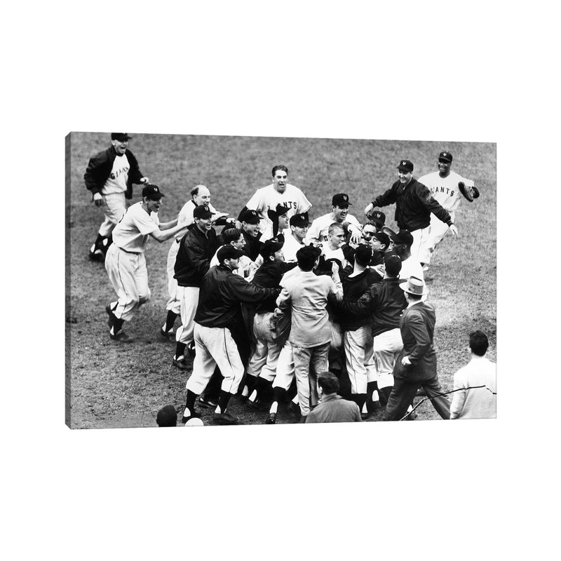 Thomson Home Run, 1951 1 Piece Wrapped Canvas Wall Art, 20.32 cm H x 30.48 cm W