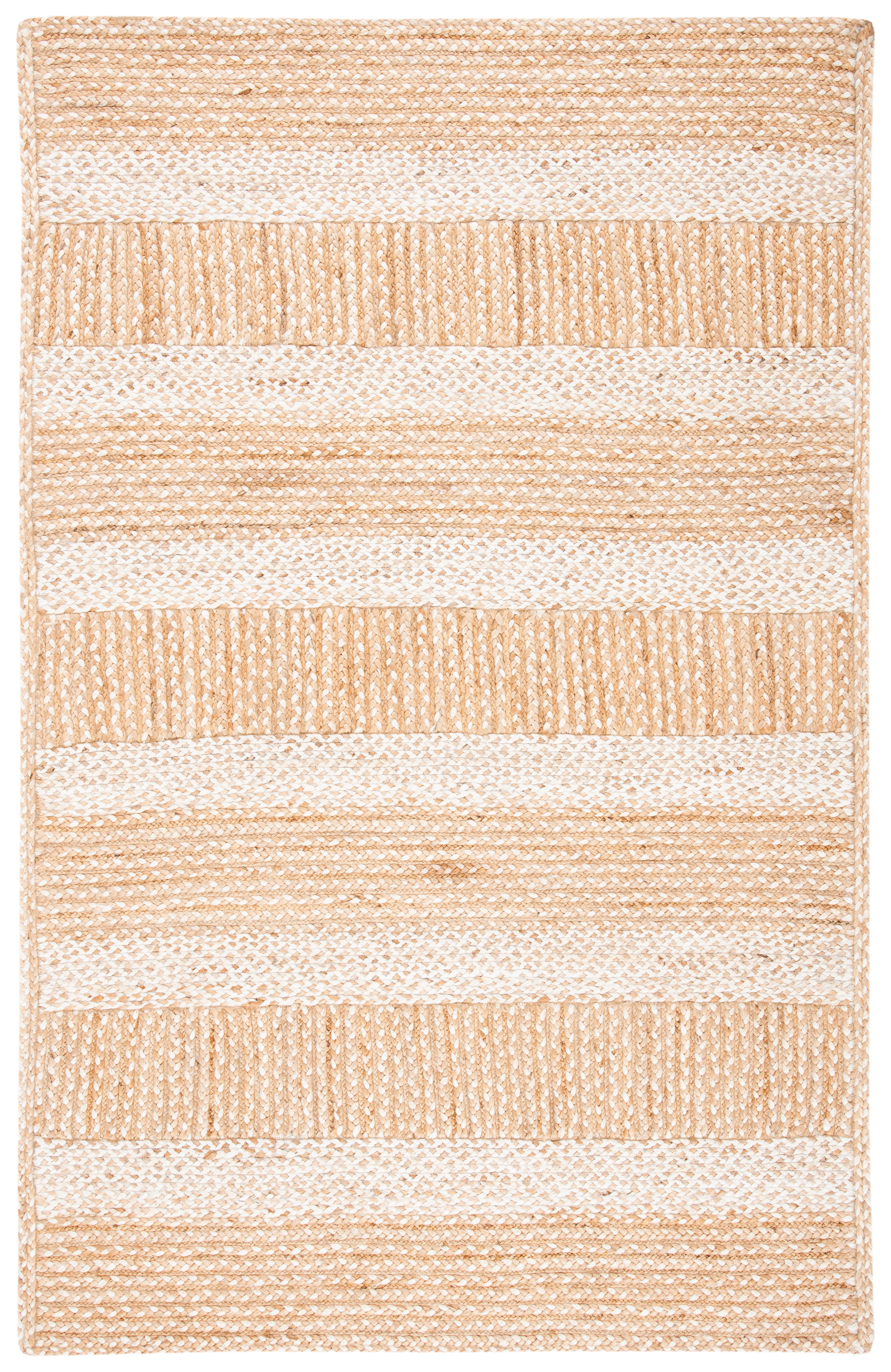 Image showcasing Bay Isle Home™ Chesnut Natural Fiber Flat Weave Jute And Cotton With ...