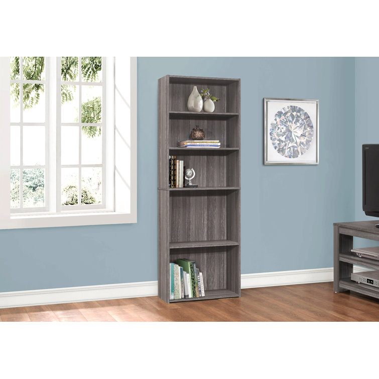 Bookshelf, Bookcase, 6 Tier, 72"H, Office, Bedroom, Laminate, Transitional