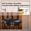 Tabouret de bar pivotant 29,5 po-775628892