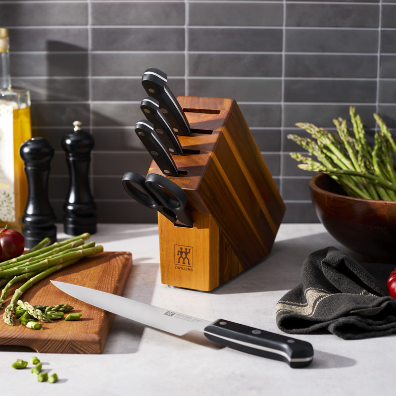 ZWILLING Gourmet 6-Pc Knife Block Studio Set - Acacia