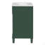 Meuble-lavabo 24 po avec lavabo intégré en céramique, meuble-lavabo à 2 portes et meuble-lavabo simple pour petite et moyenne salle de bain