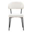 Mira Upholstered Dining Chair, Cream (Set of 2)