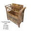 Banc de rangement Ojambert