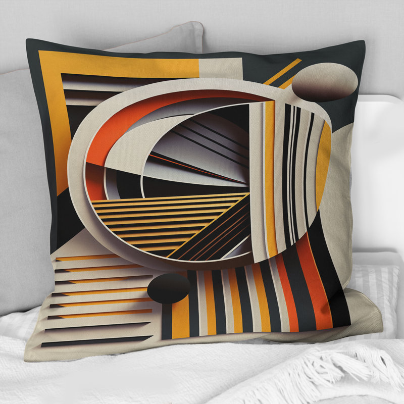 Coussin Minimal Bauhaus Dimensions V - Abstract
