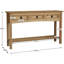 Achiles 116Cm 3 Drawer Solid Wood Console Table for Hallway & Living Room Furniture