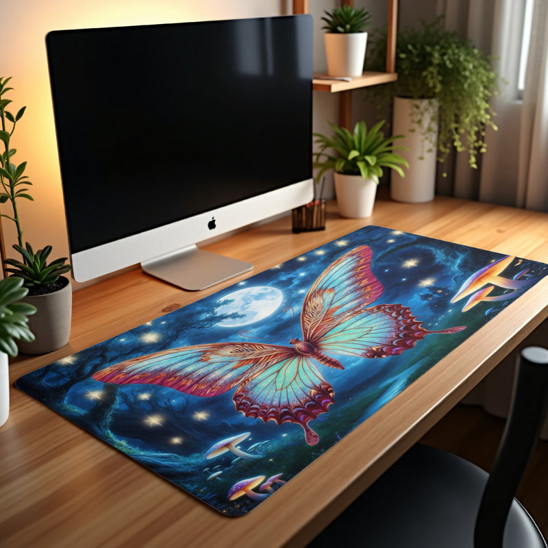 Polyester Desk Pad, 14.4x12.1