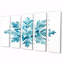 Décoration de Noël flocon de neige rose II - Botanicals 5 pièces-1592820077