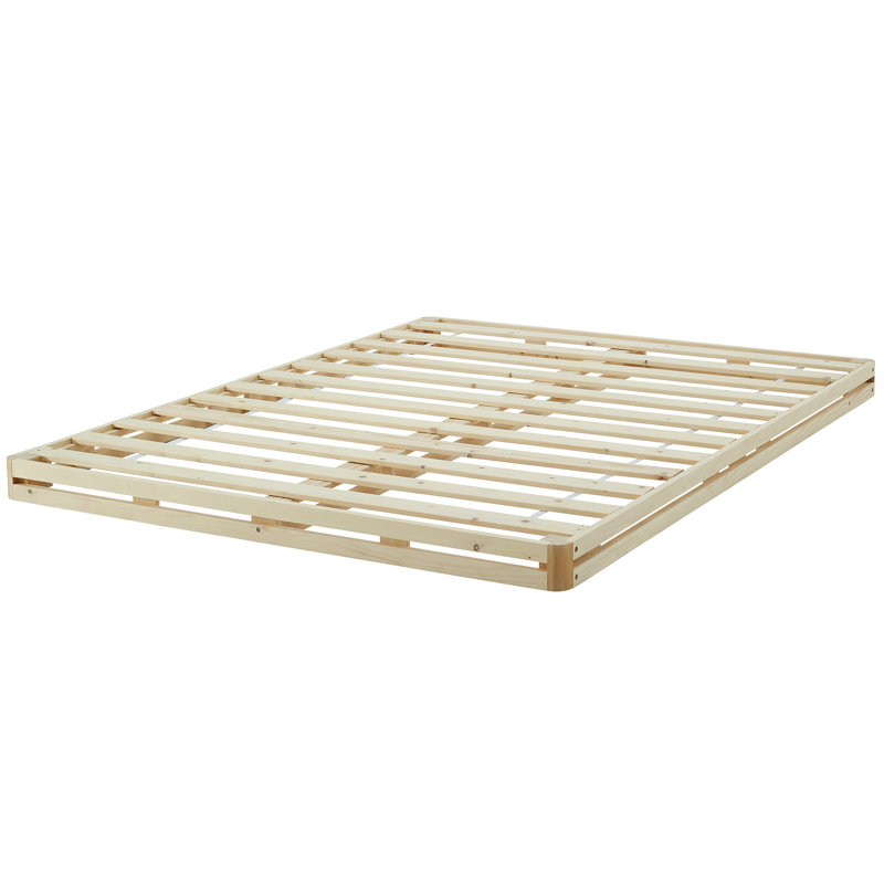 Hercules 4 Inch Low Profile Twin XL Wooden Mattress Foundation