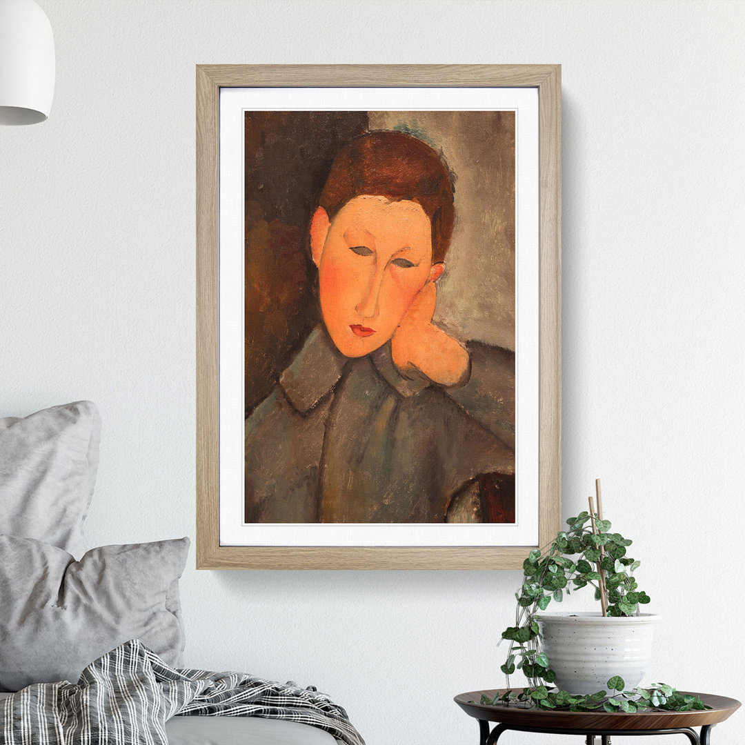 Boy by Amedeo Modigliani - Picture Frame Painting
