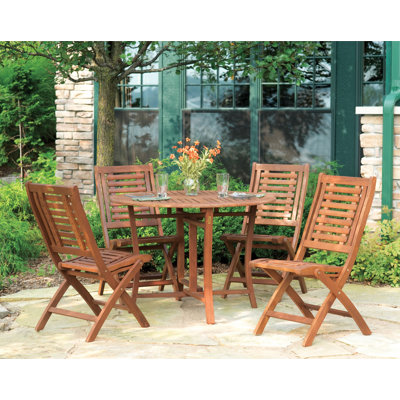 Kinsler Brazilian Eucalyptus 5 Piece Dining Set