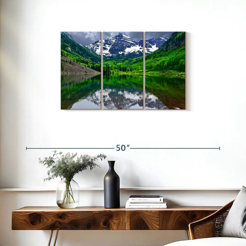 Alvord Maroon Bells Lake, paysage, H 20 po x l 33 po