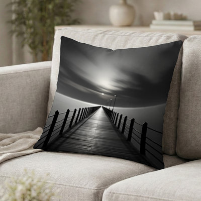 Coussin décoratif Bridge To Nowhere Scenery III - Coussin décoratif Cityscapes