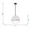 Sean Lavin Torian 1 Light Kitchen Pendant With Milk Clear Glass Mix Shade-1024379247