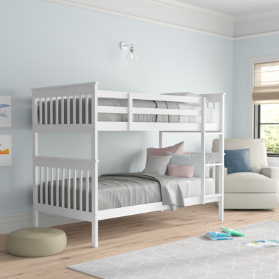 Abraham Kids Twin Over Twin Bunk Bed