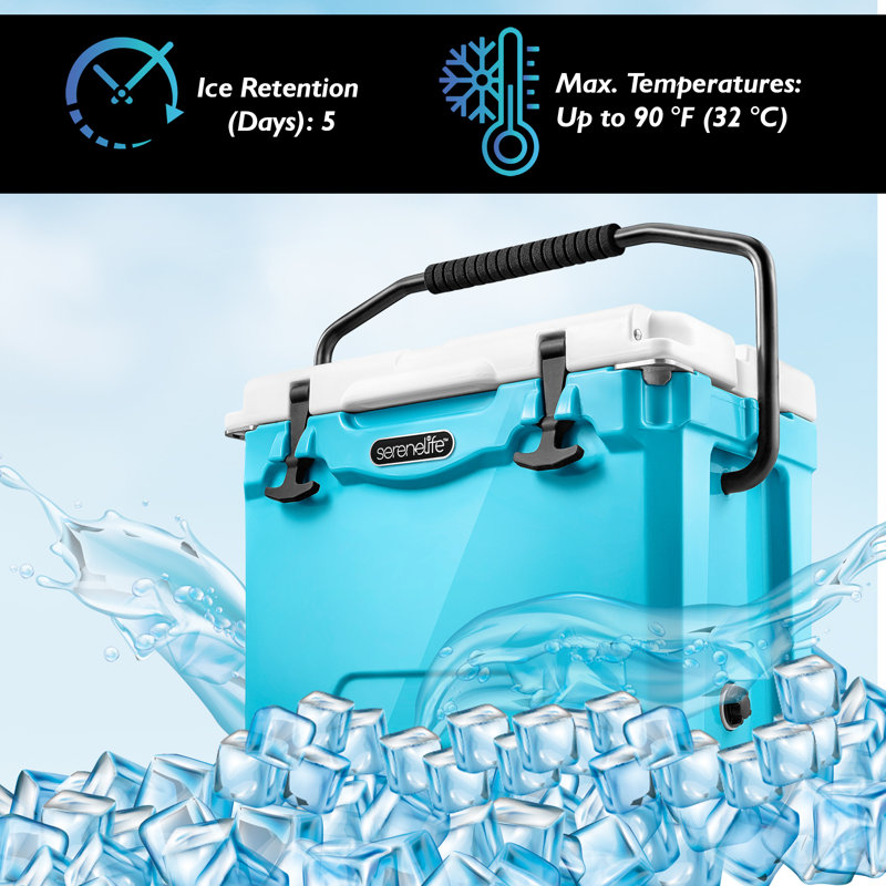 SereneLife 25 Quarts Ice Chest, Blue