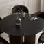 Table et chaise de salle à manger de qualité rétro minimaliste