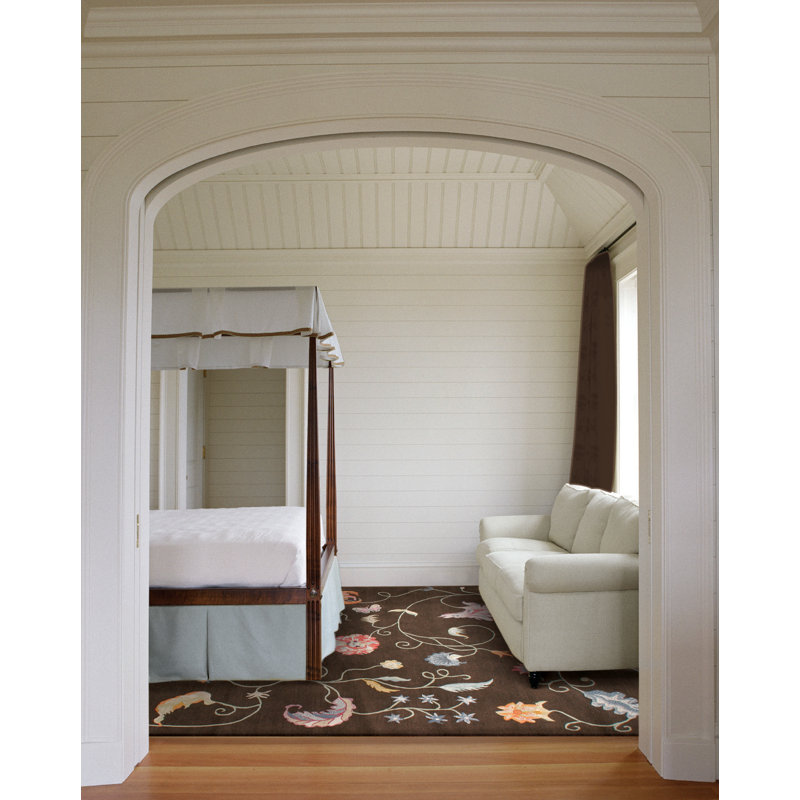 Floral Area Rug, Rectangle 3' x 6'