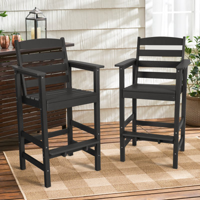 Outdoor Adirondack Bar Arm Chair by Lark Manor