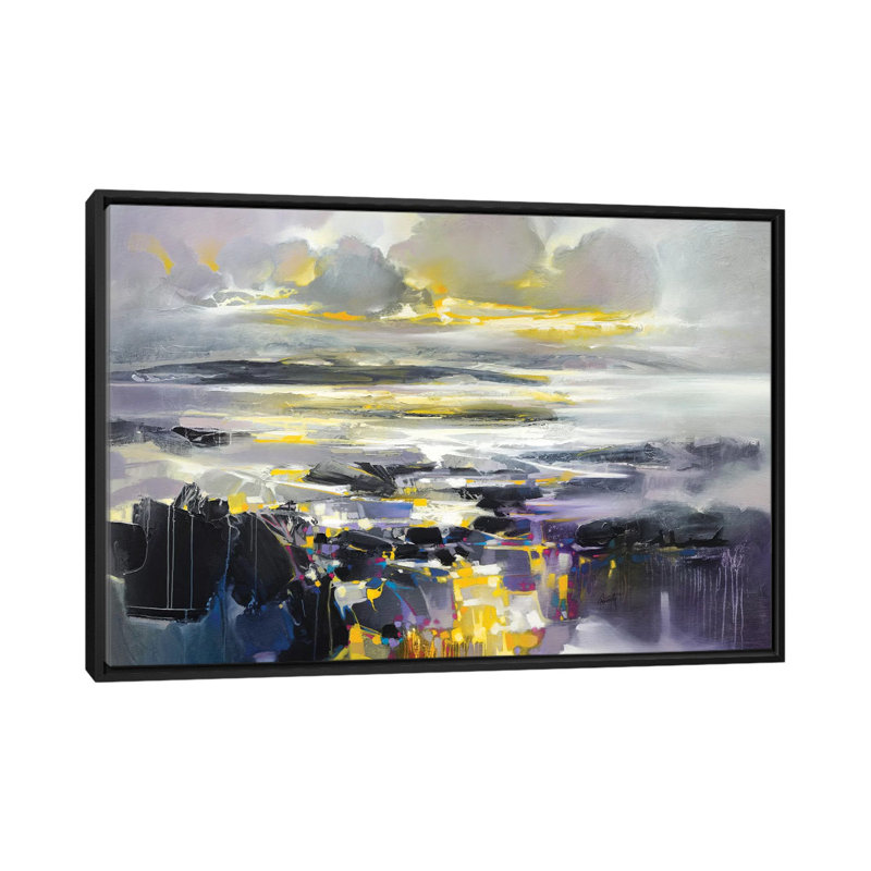 «Matter III», reproduction sur toile, Toile avec cadre noir, Pas de tapis, H 32 po x l 48 po x P 1,5 po