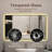 Modern Frame Design Vanity Mirror With Time and temperature display