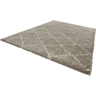 Allure Shaggy Grey Rug