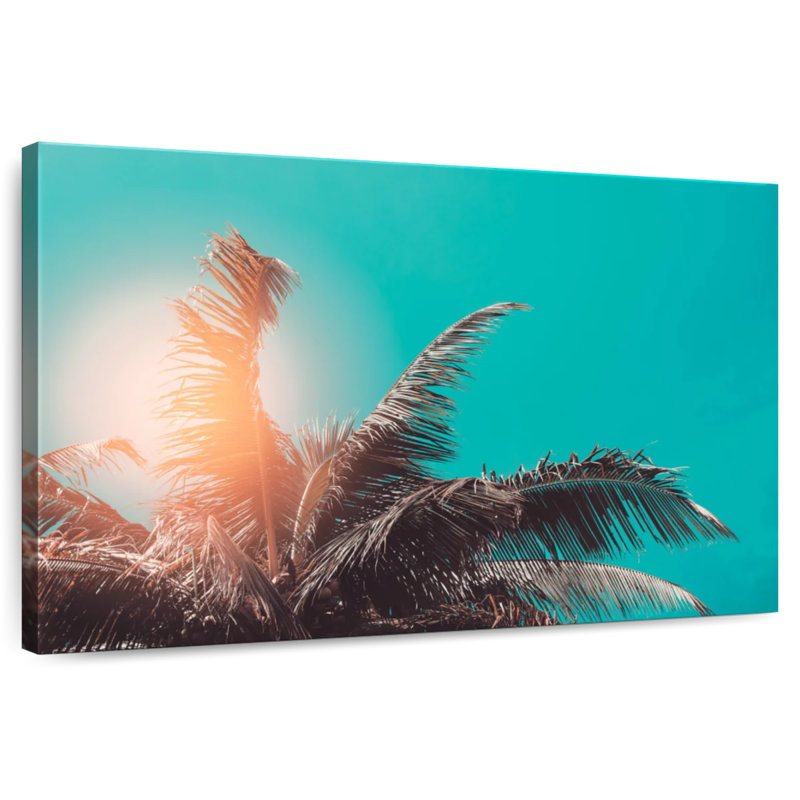 Harnek Retro Palm Tree, 16" H x 24" W