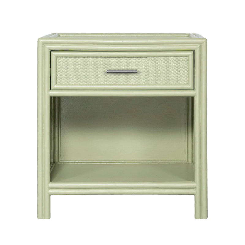 Aruba 1 - Drawer Nightstand, Celery Green