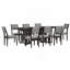 9-Piece 83.9inch Extendable Dining Table Set