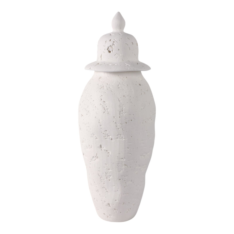 Handmade Stoneware Jar, 21"