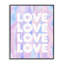 «Love with Wavy Pastels», estampe numérique encadrée par Daphne Polselli-1865753986-1865753984