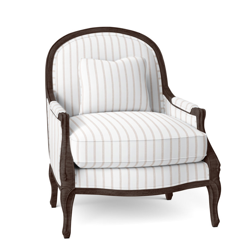 Fauteuil l 33,5 po Adair, Tabac, Lin Perigold Mixi